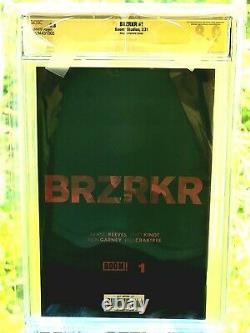 MAKE AN OFFER BRZRKR #1 CGC 9.8 Signature Series By Keanu Reeves Autograph