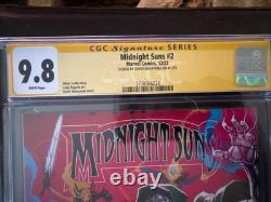 MIDNIGHT SUNS #2 CGC 9.8 David Nakayama Cover Signature Series