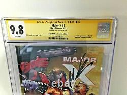 Major X #1 Liefeld Variant B Signature Series signed Rob Liefeld CGC 9.8 1ST APP