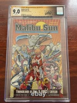 Malibu Sun 10 First Youngblood CGC 9.0 Signature Series Custom Liefeld Label