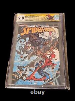 Marvel Action Spiderman #12 9.8 CGC Signature Series signed by Jonboy Meyers