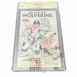 Marvel Comic Book CGC-graded 9.8 Signature Series Death of Wolverine #4 Signed