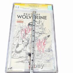 Marvel Comic Book CGC-graded 9.8 Signature Series Death of Wolverine #4 Signed