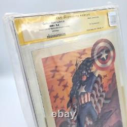 Marvel Comics Captain America #v4 #1 CGC Signature Series NM+ 9.6 COA #0013