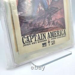 Marvel Comics Captain America #v4 #1 CGC Signature Series NM+ 9.6 COA #0013