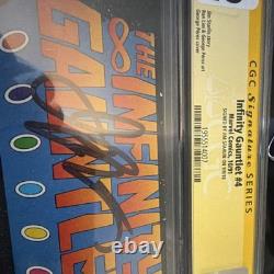 Marvel Infinity Gauntlet #4 CGC 9.2 Signature Series Signed Jim Starlin
