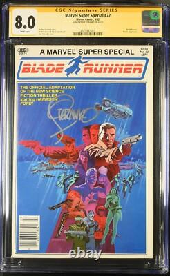 Marvel Super Special #22 CGC SS 8.0 Marvel 1982 Blade Runner Signed Jim Steranko