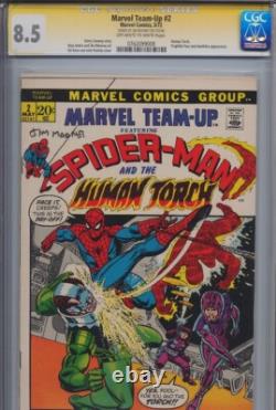 Marvel Team Up #2 (1972) SS CGC 8.5 Signature Series signed by Jim Mooney