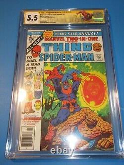 Marvel Two in One Annual #2 Bronze age Thanos Signature Series CGC 5.5 Starlin