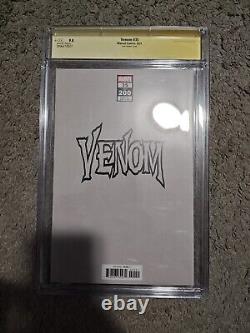 Marvel Venom 2nd Printing Variant #200 Jock Variant Cover Cgc Signature Series