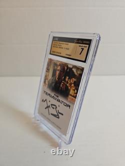 Michael Biehn Custom Signature Card NEAR MINT CGC 7 SIGNATURE SERIES LOT 595