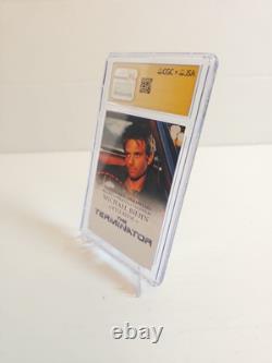 Michael Biehn Custom Signature Card NEAR MINT CGC 7 SIGNATURE SERIES LOT 595