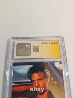 Michael Biehn Custom Signature Card NEAR MINT CGC 7 SIGNATURE SERIES LOT 595