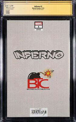 Mico Suayan Cgc 9.8 Signature Series Inferno #1, Only 1 0 In Cgc Census, Rare