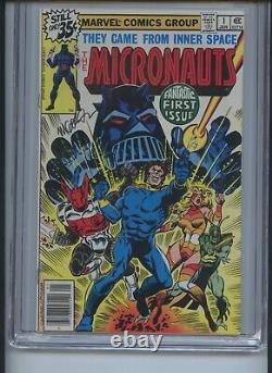 Micronauts #1 (1979) CGC Signature Series 9.6 Signed by Michael Golden