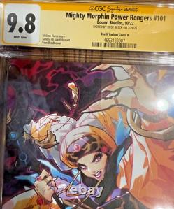 Mighty Morphin Power Rangers #101 Besch Variant Cover CGC signature series 9.8
