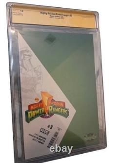 Mighty Morphin Power Rangers #3 CGC 9.8 SS Signed Jason David Frank JDF