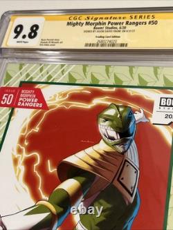 Mighty Morphin Power Rangers #50 CGC 9.8 SS Signed by Jason David Frank