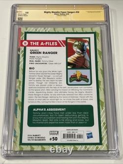 Mighty Morphin Power Rangers #50 CGC 9.8 SS Signed by Jason David Frank