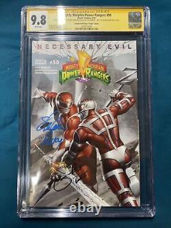 Mighty Morphin Power Rangers #50 CGC SS 9.8. Double Signed S Cardenas & J Faunt