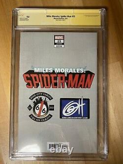 Miles Morales Spider-Man 25 Greg Horn Rookie Card CGC 9.8 Signature Series
