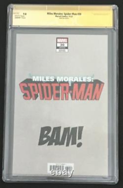 Miles Morales Spider-Man #30 CGC 9.8 Signature Series Tyler Kirkham Variant