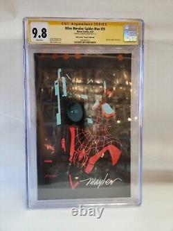 Miles Morales Spider-Man #35 CGC Signature Series 9.8 Signed By Mike Mayhew