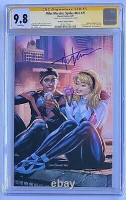 Miles Morales Spider-man #25 Cgc Signature Series 9.8 Tyler Kirkham Virgin Varia
