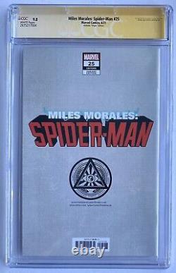 Miles Morales Spider-man #25 Cgc Signature Series 9.8 Tyler Kirkham Virgin Varia