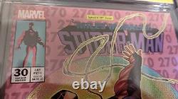 Miles Morales Spider-man #30 9.6 Cgc Signature Series Tyler Kirkham Bam! Box