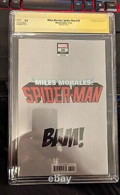 Miles Morales Spider-man #30 9.6 Cgc Signature Series Tyler Kirkham Bam! Box