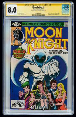 Moon Knight #1 CGC VF 8.0 Bill Sienkiewicz Signature Series