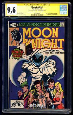 Moon Knight #1 SS CGC 9.6 Bill Sienkiewicz Signature Series with Remarque WP