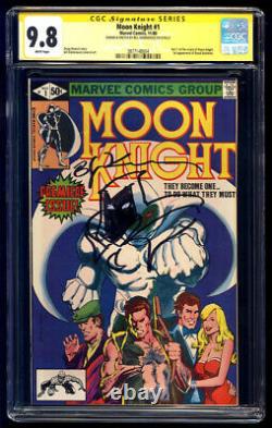 Moon Knight #1 SS CGC 9.8 Bill Sienkiewicz Signature Series with Remarque WP