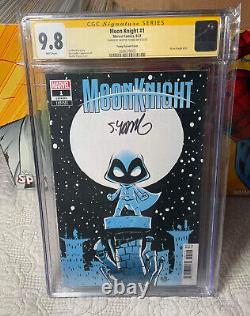 Moon Knight #1 Skottie Young Variant CGC Signature Series 9.8