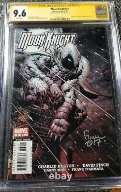 Moon Knight 2 CGC Signature Series Graded 9.6 signed by David Finch