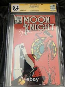 Moon Knight #24 CGC 9.4 Signature series White Pages
