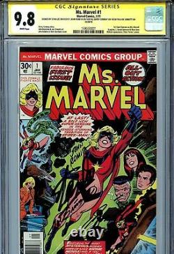 Ms. Marvel Vol 1 1 CGC 9.8 SS X4 Stan Lee Romita Sinnott 1st Carol Danvers WP