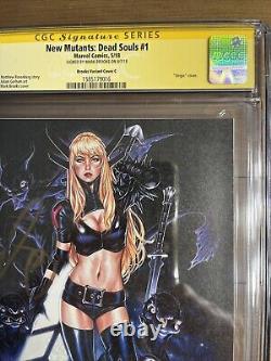 NEW MUTANTS DEAD SOULS #1 Mark Brooks SIGNED Variant CGC Signature Series 9.8