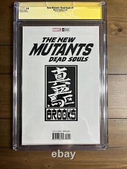 NEW MUTANTS DEAD SOULS #1 Mark Brooks SIGNED Variant CGC Signature Series 9.8