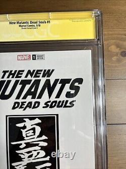 NEW MUTANTS DEAD SOULS #1 Mark Brooks SIGNED Variant CGC Signature Series 9.8