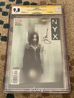 NYX #3 (Feb 2004, Marvel) CGC Signature Series Signed By Quesada and Middleton