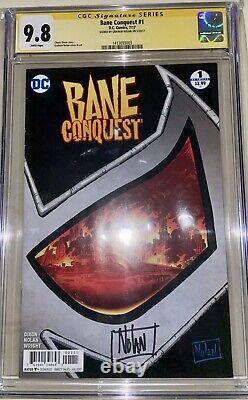 New Cgc 9.8 Signature Series Graham Nolan Signature Bane Conquest #1 DC Comics