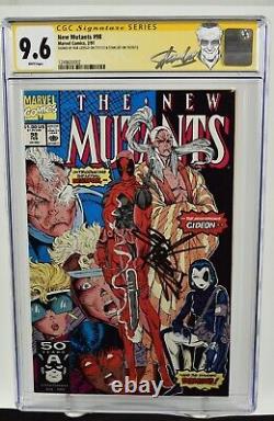 New Mutants #98 (1991) CGC 9.6 Signature Series Rob Liefeld & Stan Lee Marvel