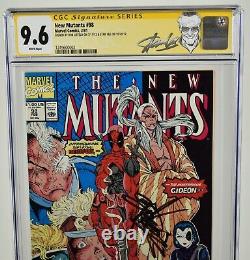 New Mutants #98 (1991) CGC 9.6 Signature Series Rob Liefeld & Stan Lee Marvel