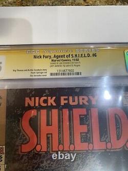 Nick Fury Agent of SHIELD #6 CGC 6.5 Yellow Label Steranko Signature Series
