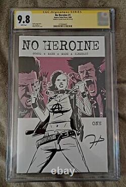 No Heroine 1 Cgc 9.8 Signature Series Signed Frank Gogol Source Point Press 2020