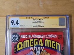 Omega Men #3 CGC 9.4 Signature Series Mike Decarlo (1983) 1st Appearance of Lobo