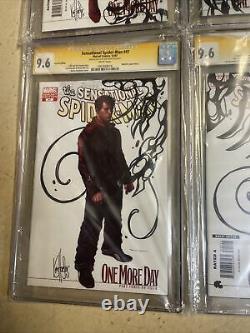 One More Day 1-4 Djurdjevic Variant Remarked Haeser CGC Signature Series 9.6 Set