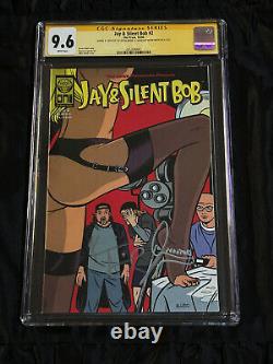 Oni Press 1998 Jay & Silent Bob #2 CGC 9.6 NM+ Kevin Smith & Jason Mewes SIGNED